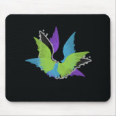 Abstracte Wings Mousepad Muismat (Voorkant)