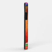 Abstracte Winter Fun IPhone Case (Achterkant/rechts)