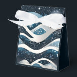 Abstracte Winter Wonderland Tent Bedankdoosjes<br><div class="desc">*Aanpassen met jouw tekst.</div>