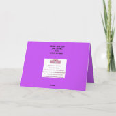 Abstracte winterzonnewende kaart met sneeuw (Achterkant)