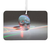 Abstracte wisbare schedel luchtverfrisser (Achterkant)