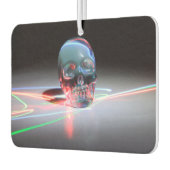 Abstracte wisbare schedel luchtverfrisser (Links)