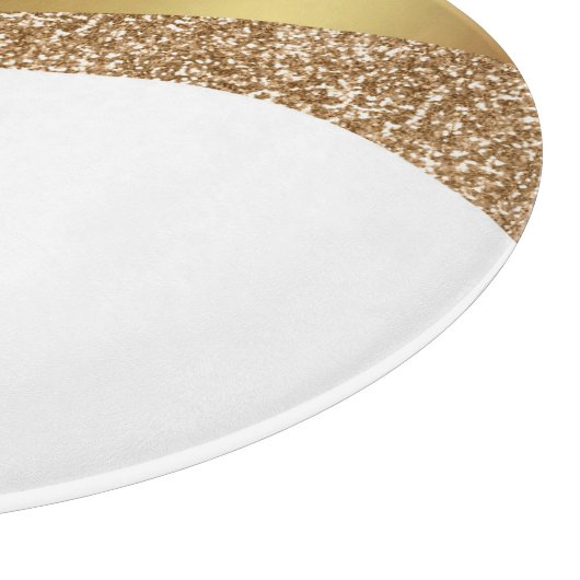 ABSTRACTE WIT-GOLD TRAY CUTTING BOARD SNIJPLANK (Hoek)