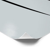Abstracte witte anemie Poster (Hoek)