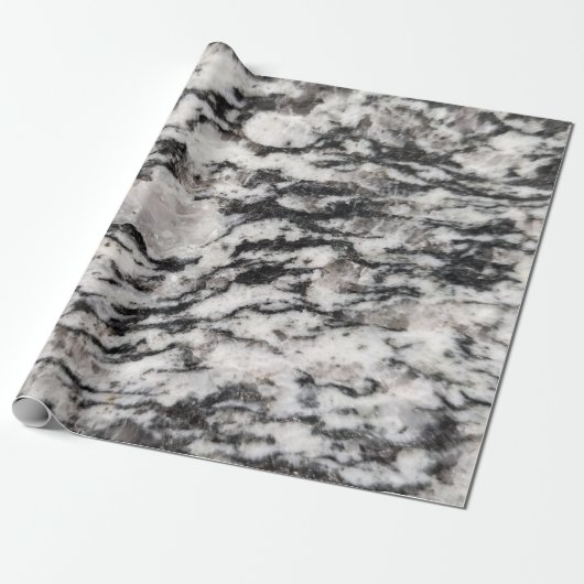 Abstracte witte en zwarte vlekken om papier in te (Uitgerold)