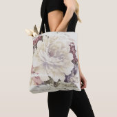 abstracte witte pony tote bag (Dichtbij)