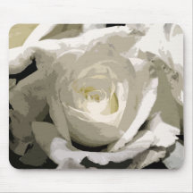 Abstracte witte Rose