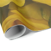 Abstracte witte rozen Tuin Elegant Floral Wrappin Cadeaupapier (Rol Hoek)