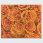 Abstracte witte rozen Tuin Elegant Floral Wrappin Cadeaupapier (Vlak)