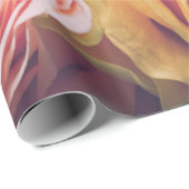 Abstracte witte rozen Tuin Elegant Floral Wrappin Cadeaupapier (Rol Hoek)