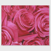 Abstracte witte rozen Tuin Elegant Floral Wrappin Cadeaupapier (Vlak)