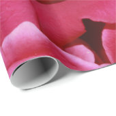 Abstracte witte rozen Tuin Elegant Floral Wrappin Cadeaupapier (Rol Hoek)