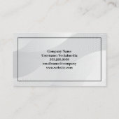Abstracte Witte Strepen Gradiënt Vector Achtergron Visitekaartje (Achterkant)
