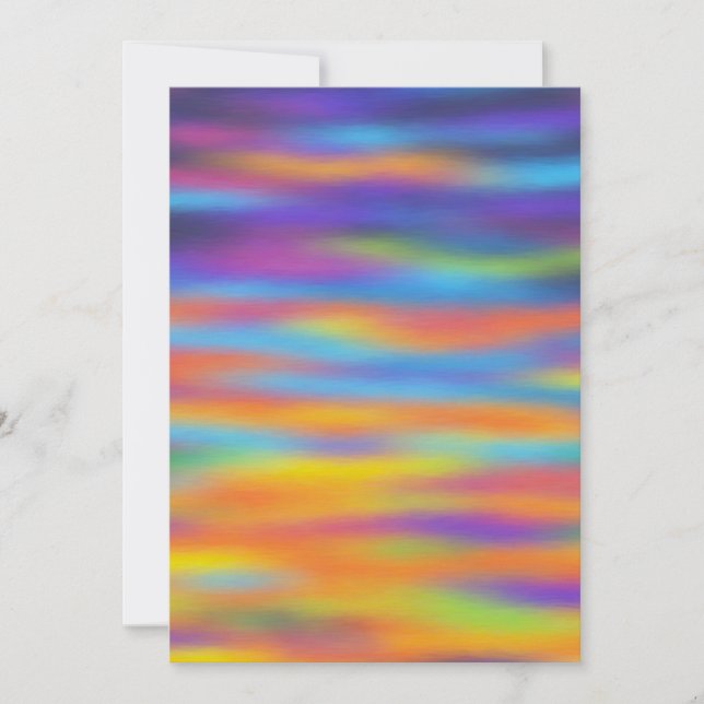 Abstracte woestijn - Sunset Sky Artwork (Voorkant)
