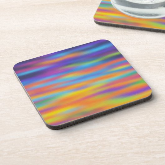 Abstracte woestijn - Sunset Sky Artwork Drankjes Onderzetter (Linkerzijde)