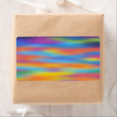 Abstracte woestijn - Sunset Sky Artwork Etiket (Insitu)