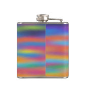 Abstracte woestijn - Sunset Sky Artwork Heupfles (Achterkant)