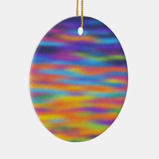 Abstracte woestijn - Sunset Sky Artwork Keramisch Ornament (Rechts)