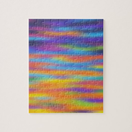 Abstracte woestijn - Sunset Sky Artwork Legpuzzel (Verticaal)