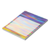 Abstracte woestijn - Sunset Sky Artwork Notitieblok (Linkerzijde)