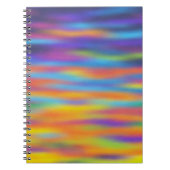 Abstracte woestijn - Sunset Sky Artwork Notitieboek (Voorkant)