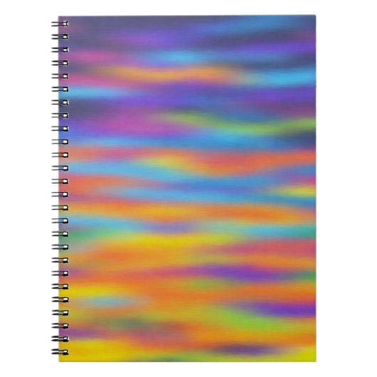 Abstracte woestijn - Sunset Sky Artwork Notitieboek (Voorkant)