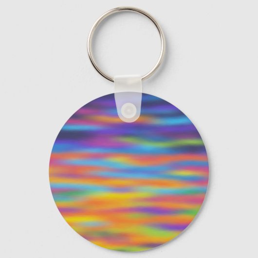 Abstracte woestijn - Sunset Sky Artwork Sleutelhanger (Voorkant)