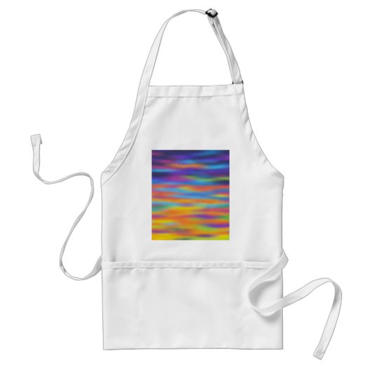 Abstracte woestijn - Sunset Sky Artwork Standaard Schort (Voorkant)