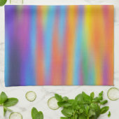 Abstracte woestijn - Sunset Sky Artwork Theedoek (Gevouwen)