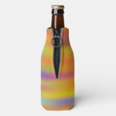 Abstracte woestijn - Sunset Sky Flesjeskoeler (Fles Achterkant)