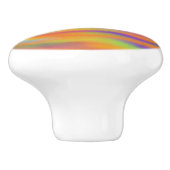 Abstracte woestijn - Sunset Sky Keramische Knop (Zijkant)