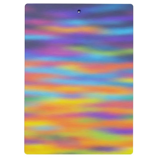 Abstracte woestijn - Sunset Sky Klembord (Achterkant)