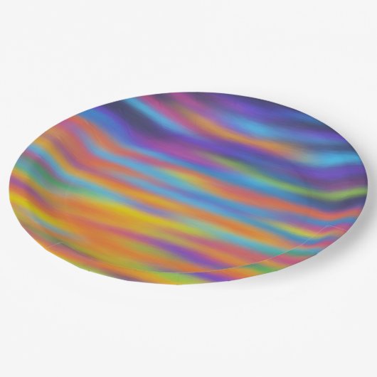 Abstracte woestijn - Sunset Sky Papieren Bordje (Gekanteld)