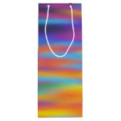 Abstracte woestijn - Sunset Sky Wijn Cadeautas (Achterkant)
