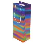 Abstracte woestijn - Sunset Sky Wijn Cadeautas (Voorkant Gekanteld)