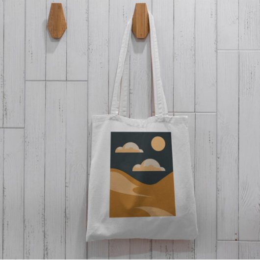 Abstracte woestijn tote bag