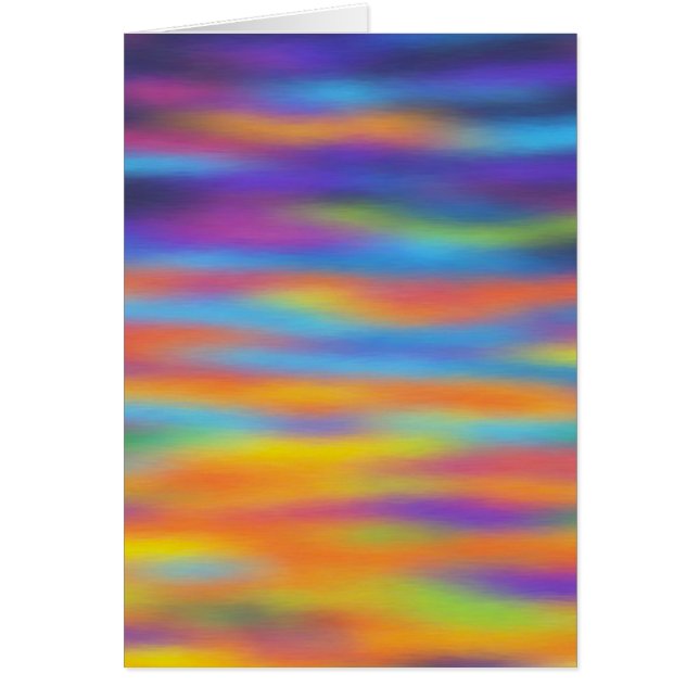 Abstracte woestijn zonsondergang hemel kunstwerk (Voorkant)