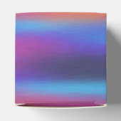 Abstracte woestijn zonsondergang hemel kunstwerk bedankdoosjes (Bovenkant)