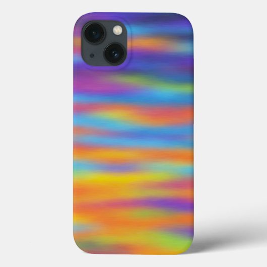 Abstracte woestijn zonsondergang hemel kunstwerk Case-Mate iPhone case (Achterkant)