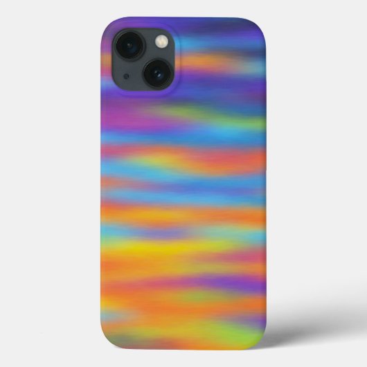 Abstracte woestijn zonsondergang hemel kunstwerk Case-Mate iPhone case (Achterkant)