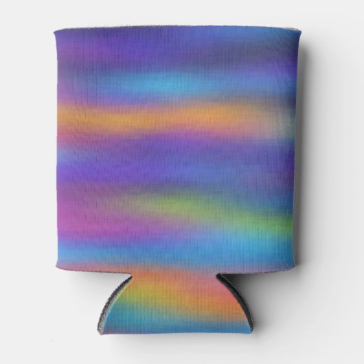 Abstracte Woestijn Zonsondergang Lucht Blikjeskoeler (Voorkant)