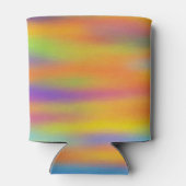 Abstracte Woestijn Zonsondergang Lucht Blikjeskoeler (Achterkant)