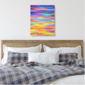 Abstracte Woestijn Zonsondergang Lucht Kunstwerk Canvas Afdruk (Insitu (Slaapkamer))
