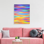 Abstracte Woestijn Zonsondergang Lucht Kunstwerk Canvas Afdruk (Insitu (Woonkamer))