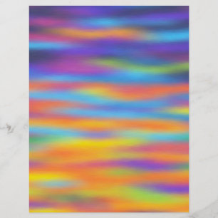 Abstracte Woestijn Zonsondergang Lucht Kunstwerk Flyer