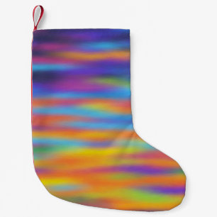 Abstracte woestijn zonsondergang lucht kunstwerk kleine kerstsok