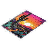 Abstracte woestijncactus | Notitieboek Journal (Linkerzijde)