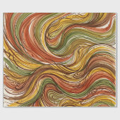 Abstracte woestijnduin inkt inpakpapier (Vlak)