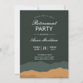 Abstracte woestijnlandschapspensioen kaart (Voorkant)