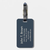 Abstracte woestijnzon AcrylBagagelabel Bagagelabel (Achterkant verticaal)